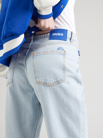 HUGO Regular Jeans 'Elyah' in Blau