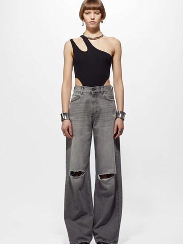 Wide Leg Jean 'Matilda' Young Poets en gris