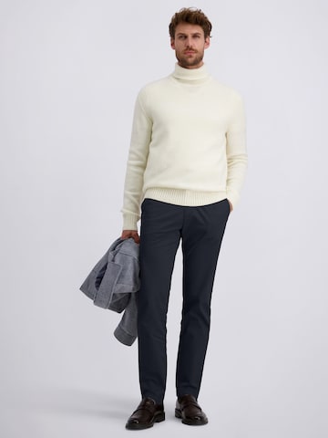 PIERRE CARDIN Tapered Chino 'Calais' in Blauw