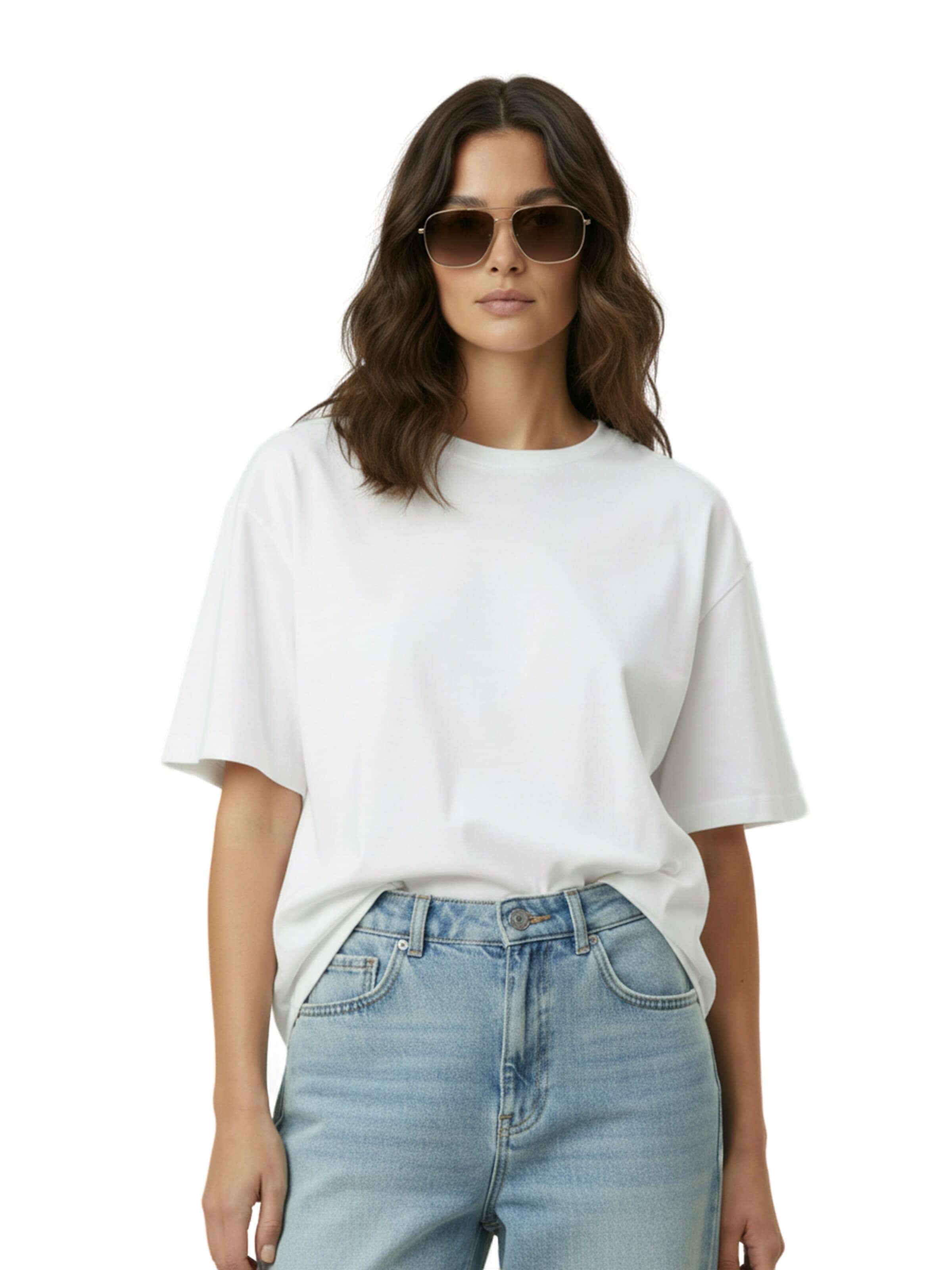 WEARABLE STORIES Loosefit Jeans 'Barrel'‌‌‌‌‌‌‌‌ in Blau: Vorderseite