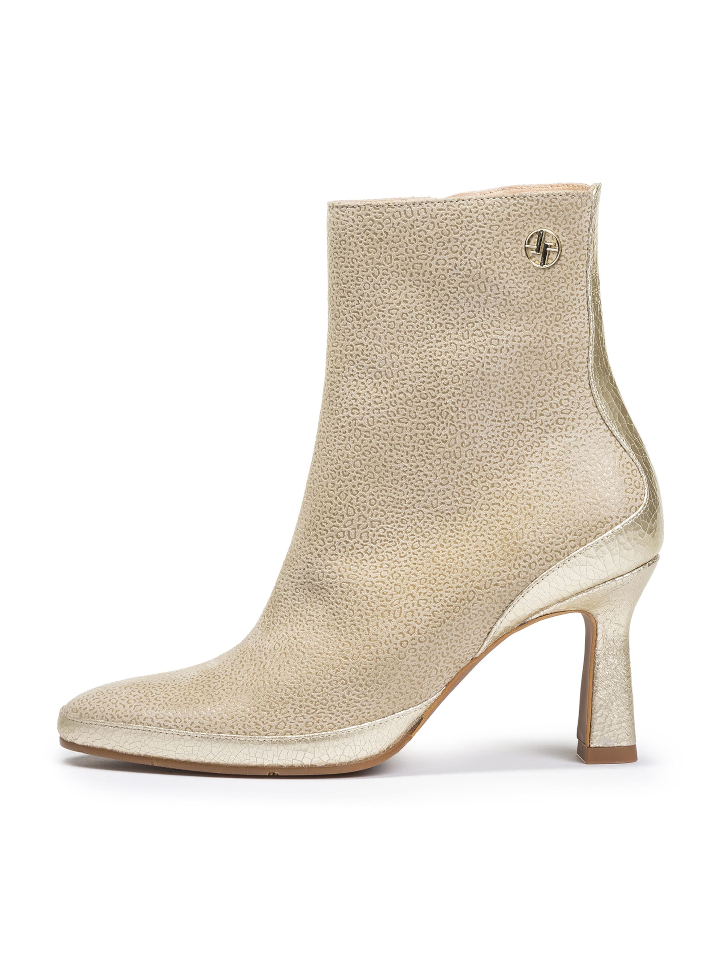 Floris van Bommel Ankle Boot 'Saxi 01' in Beige: Vorderseite