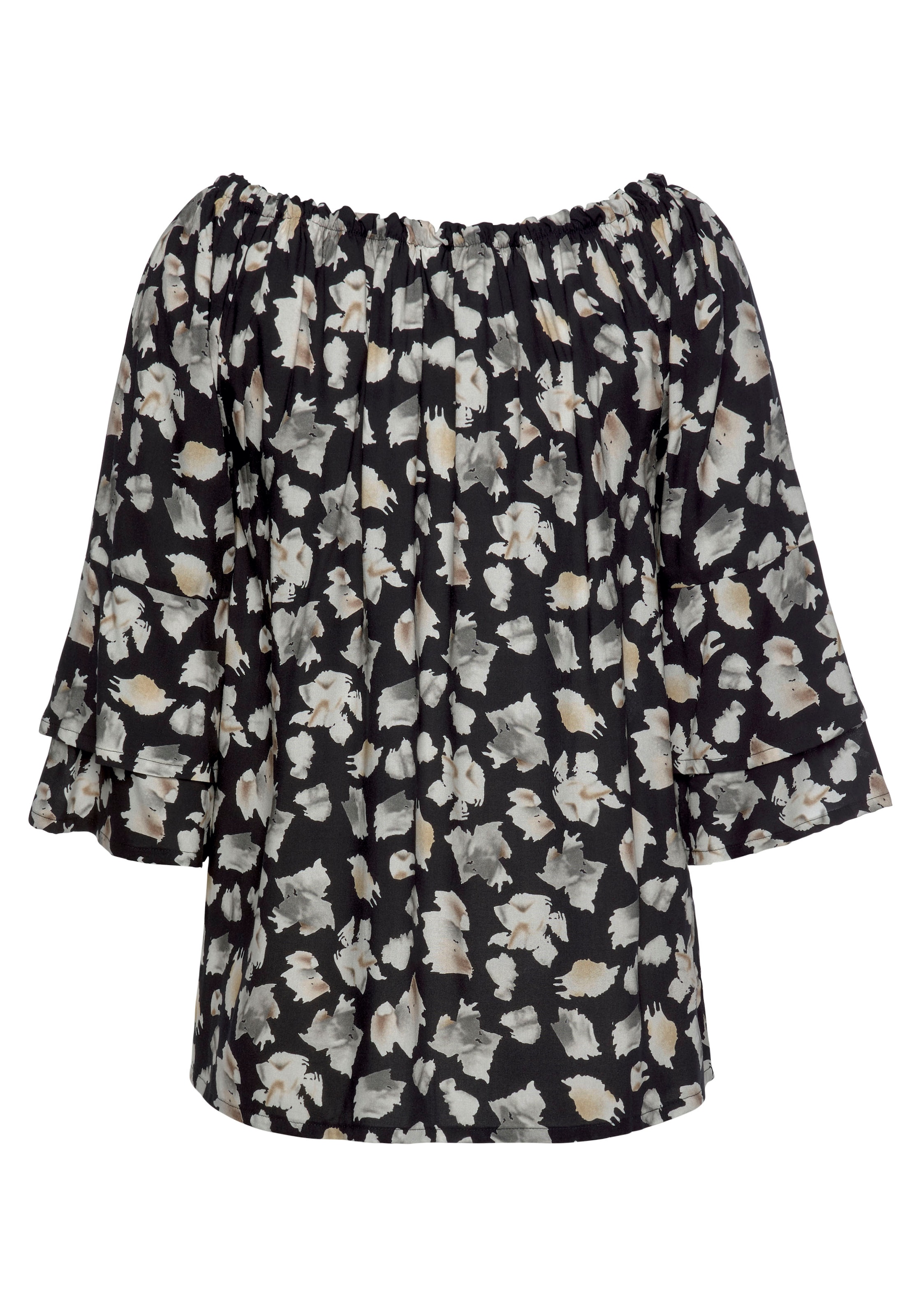 LASCANA Блузка в Черный