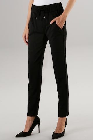 Aniston SELECTED Slim fit Pants in Black: front