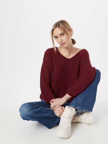 Sublevel Pullover in Rot