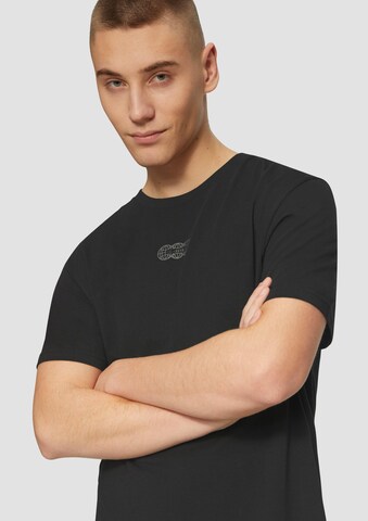 QS T-Shirt in Schwarz