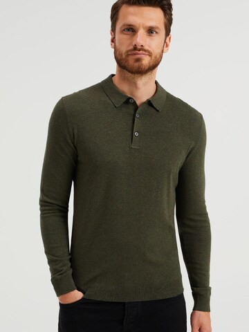 T-Shirt WE Fashion en vert : devant