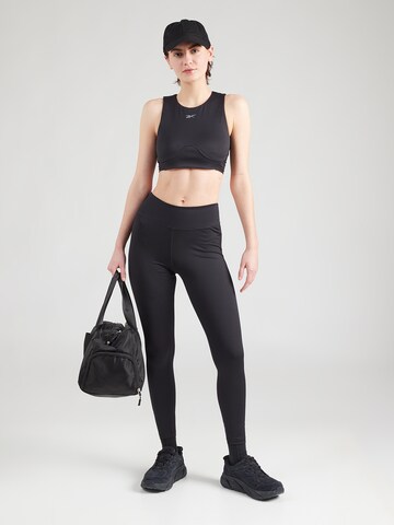Reebok Skinny Sporthose 'LUX' in Schwarz