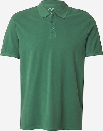 QS Poloshirt in Grün: Vorderseite