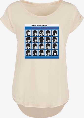 F4NT4STIC Shirt 'The Beatles Retro' in Beige: front