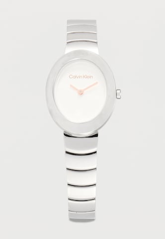 Calvin Klein - Reloj analógico 'TWISTED BEZEL' en plata: frente