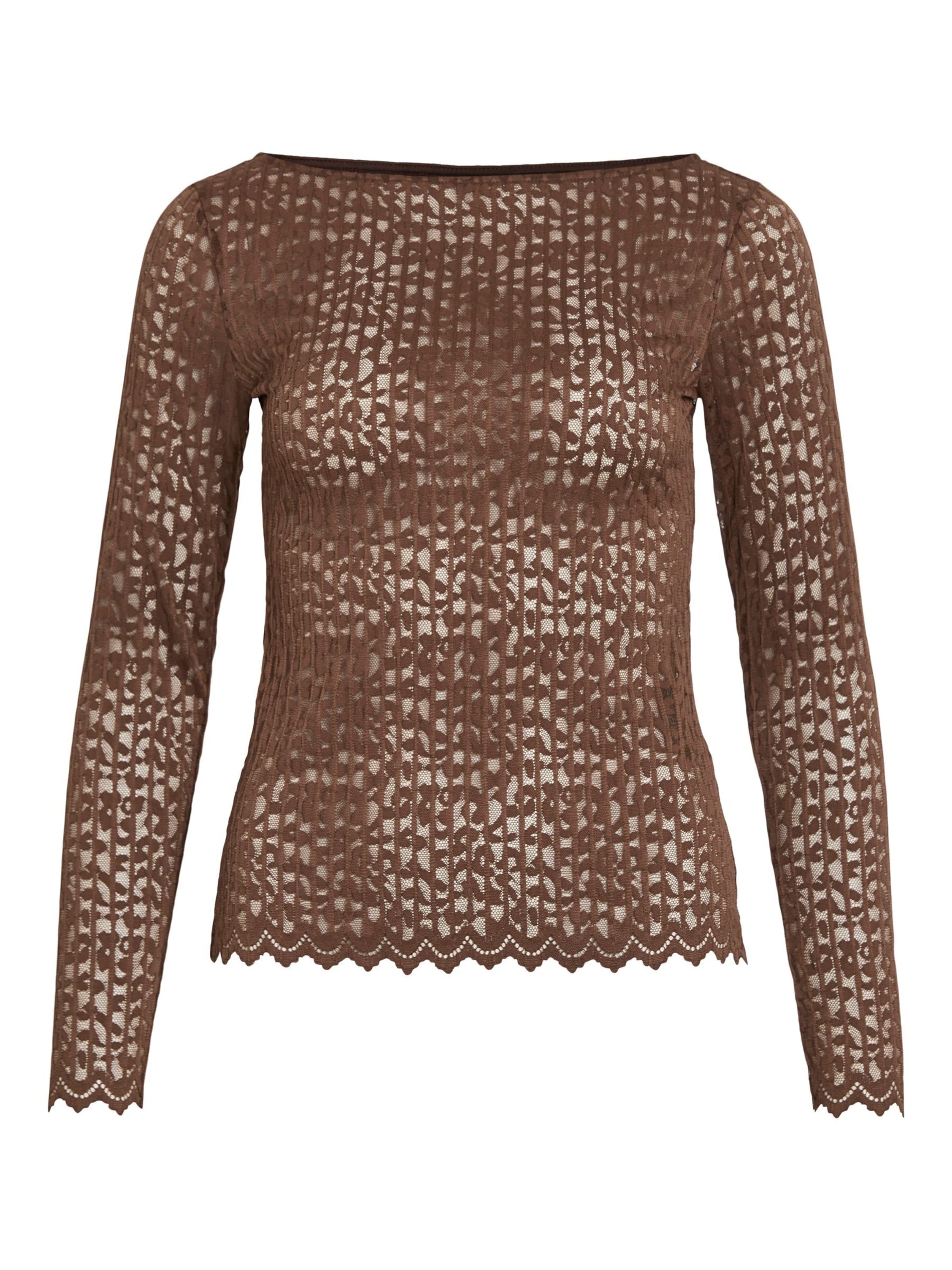 Maglietta VILA di colore marrone, Visualizzazione prodotti