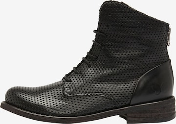 FELMINI Lace-Up Ankle Boots in Black