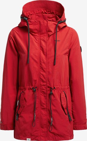 khujo Between-Season Jacket ' CAIMA2 ' in Red: front