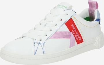 Baskets basses 'SIGNATURE' Kate Spade en blanc : devant