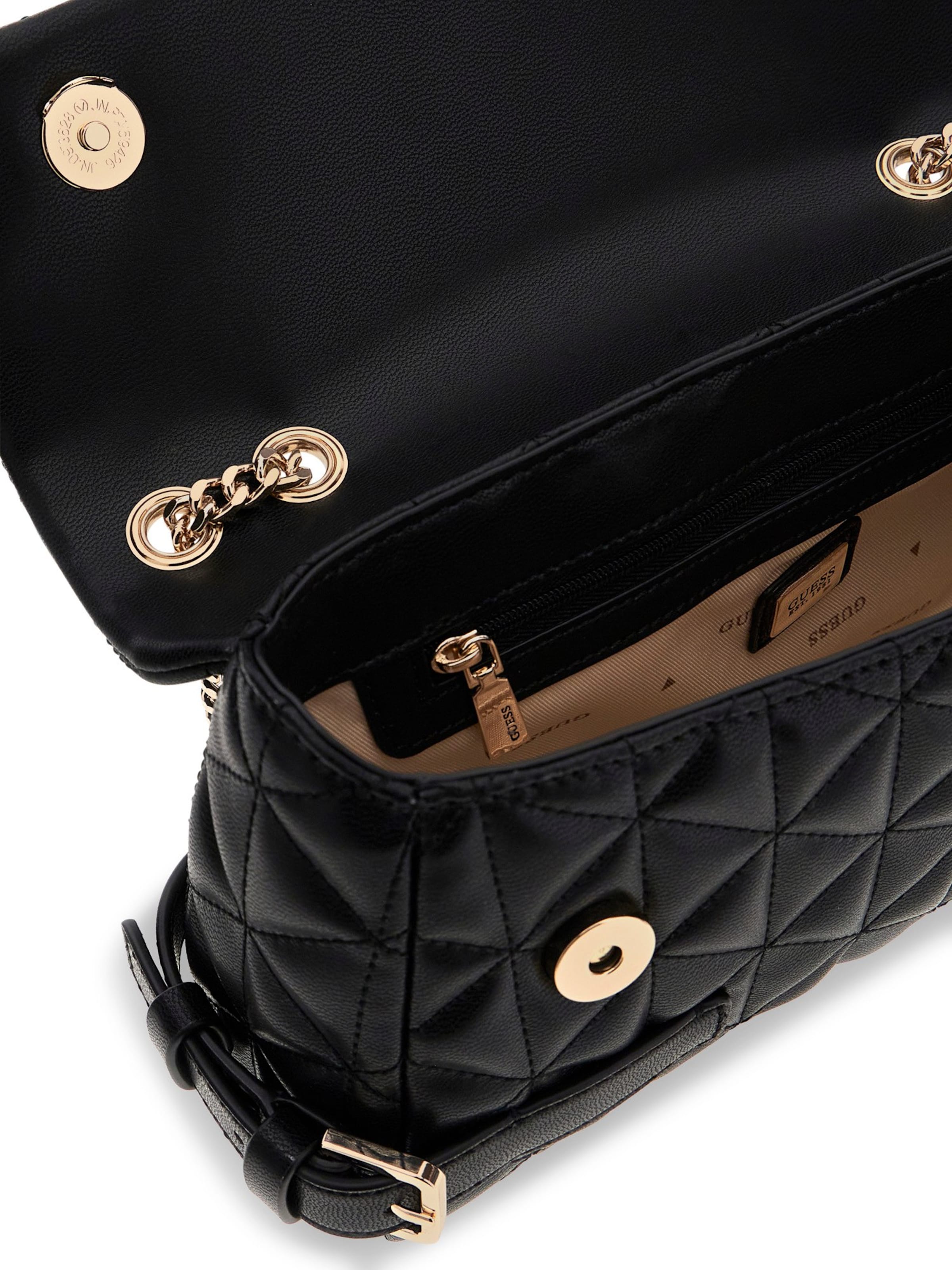 GUESS Olkalaukku 'PAISLEIGH' värissä musta