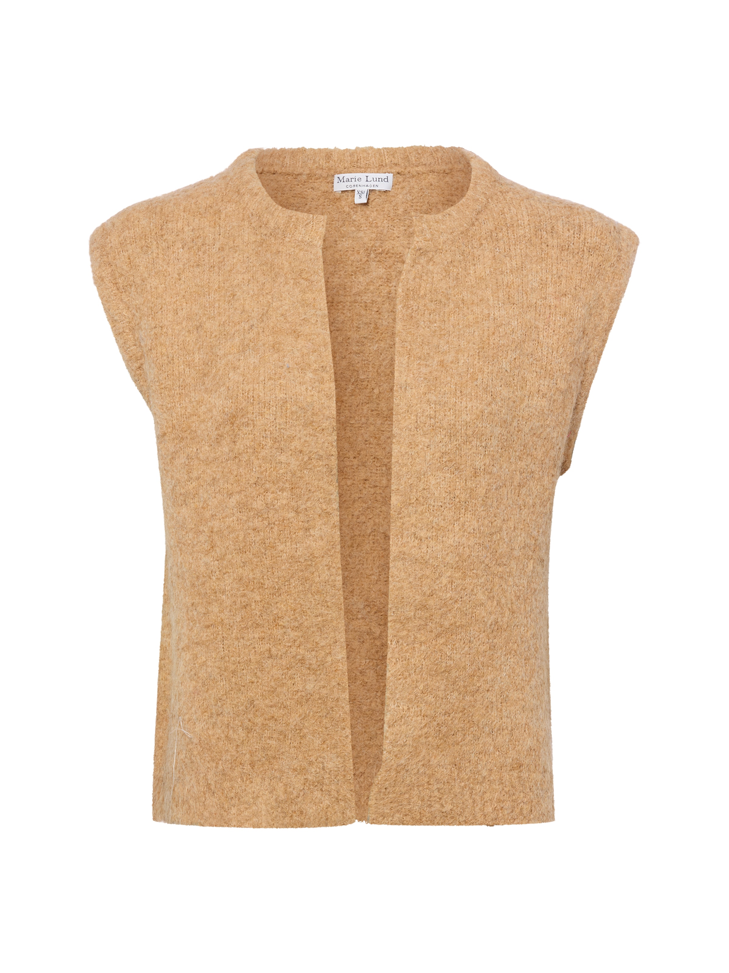 Marie Lund Weste in Beige: Vorderseite