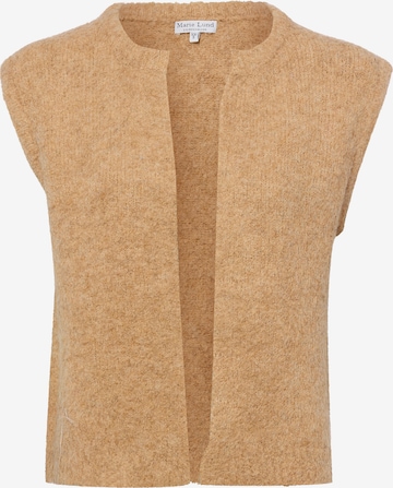 Gilet Marie Lund en beige : devant