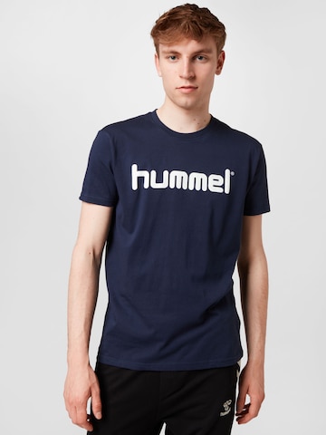 Hummel Póló - kék: elől