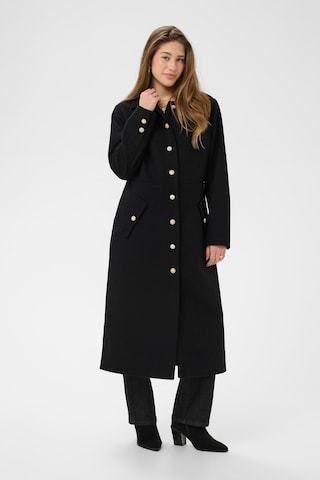Cream Parka zimowa w kolorze czarny: przód