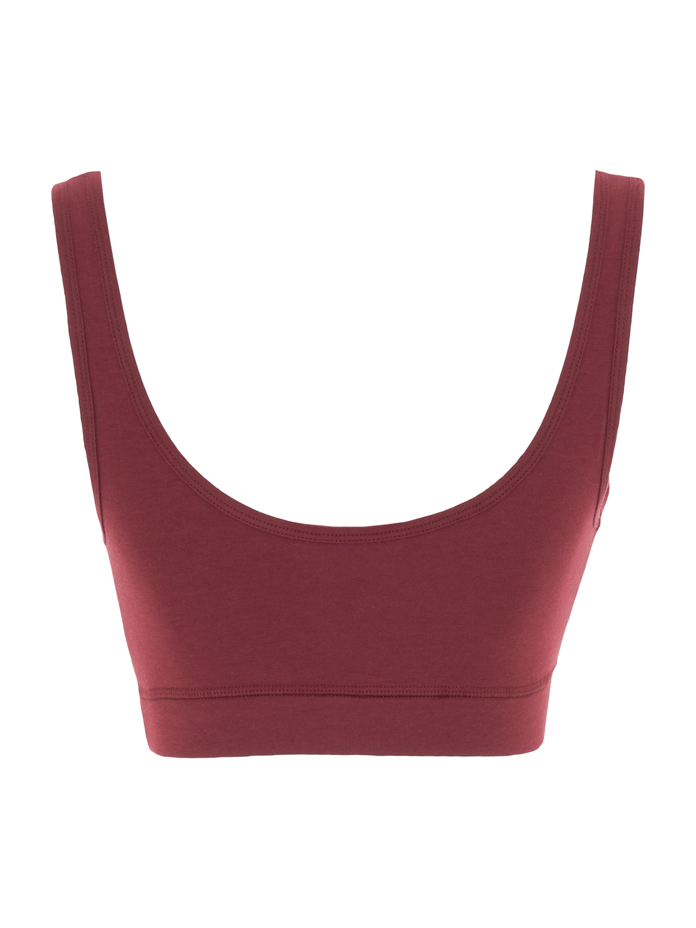 Organication Bralette Bra in Red