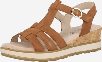 Sandalo di CAPRICE in marrone: frontale