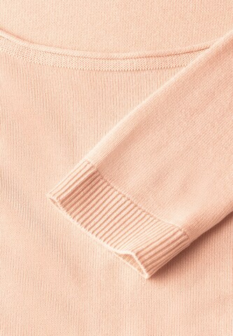 STREET ONE Weicher Strickpullover in Orange