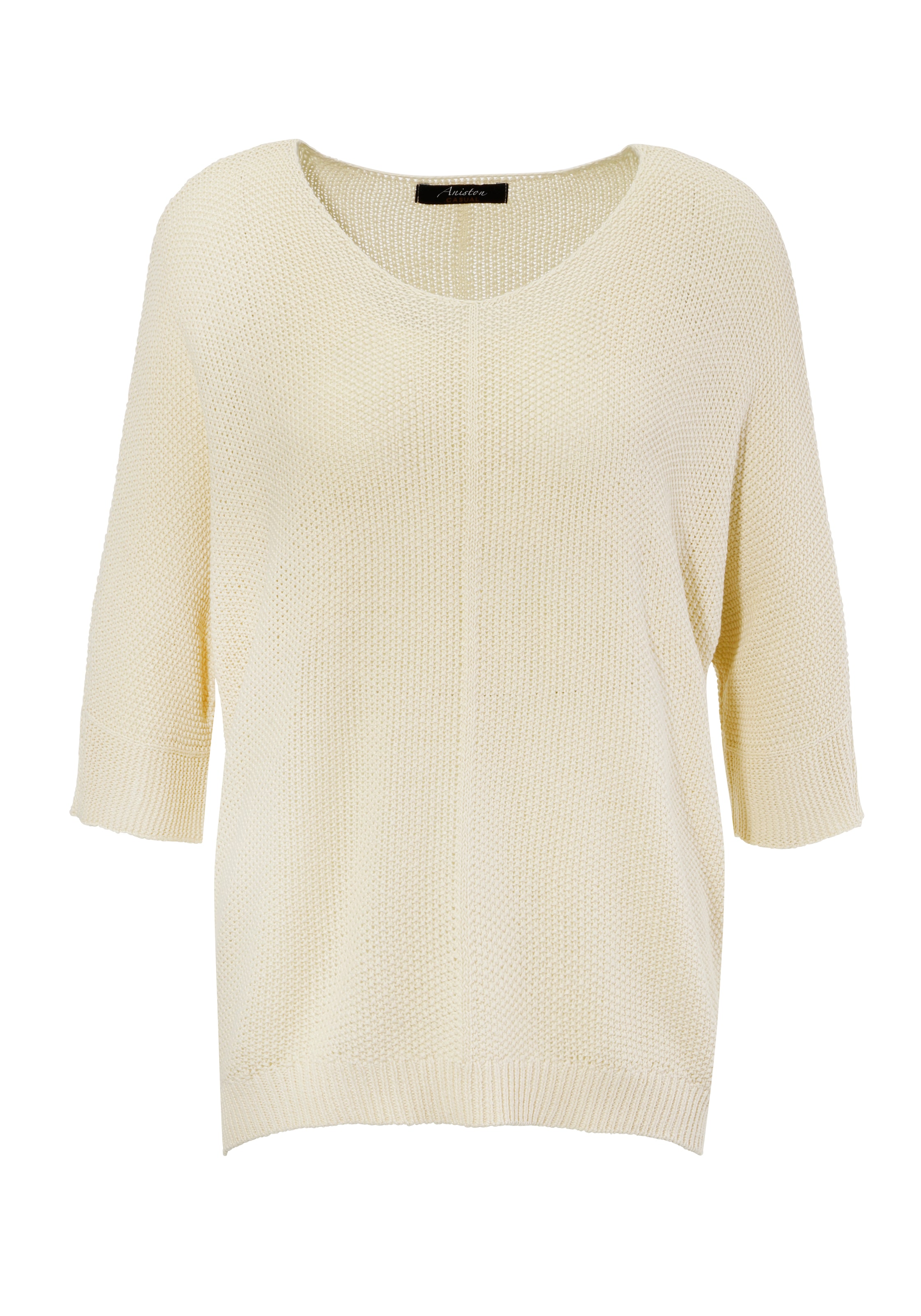 Aniston CASUAL Pullover in Beige: Vorderseite