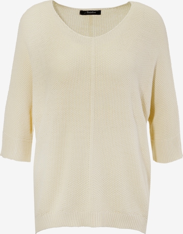 Aniston CASUAL Pullover in Beige: Vorderseite