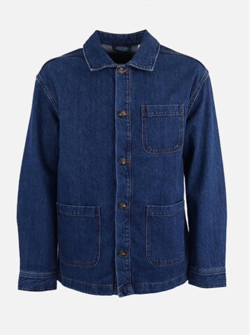 HEFTYKA Between-Season Jacket in Blue: front