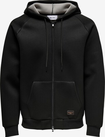 Only & Sons - Sudadera en negro: frente