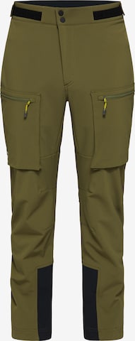 Haglöfs Regular Outdoor Pants 'Roc Winter' in Green: front