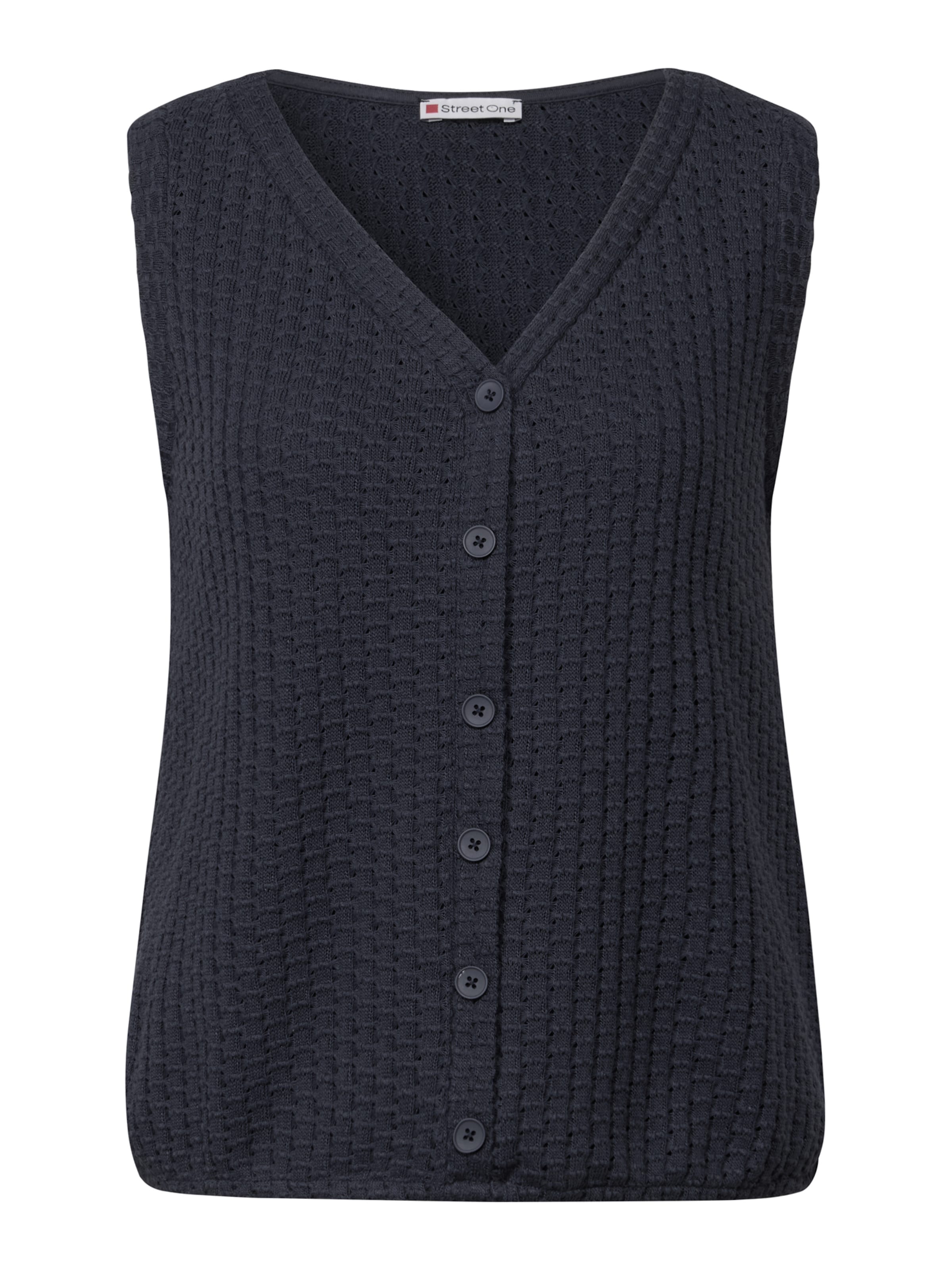 STREET ONE - Top de punto en azul: frente