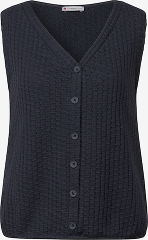 Tops en tricot STREET ONE en bleu : devant