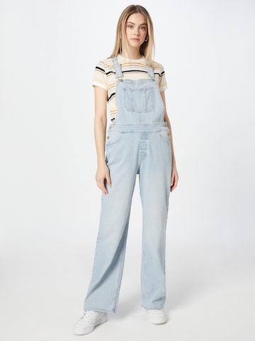 Wide leg Jeans con pettorina 'HAMMER' di HOLLISTER in blu: frontale