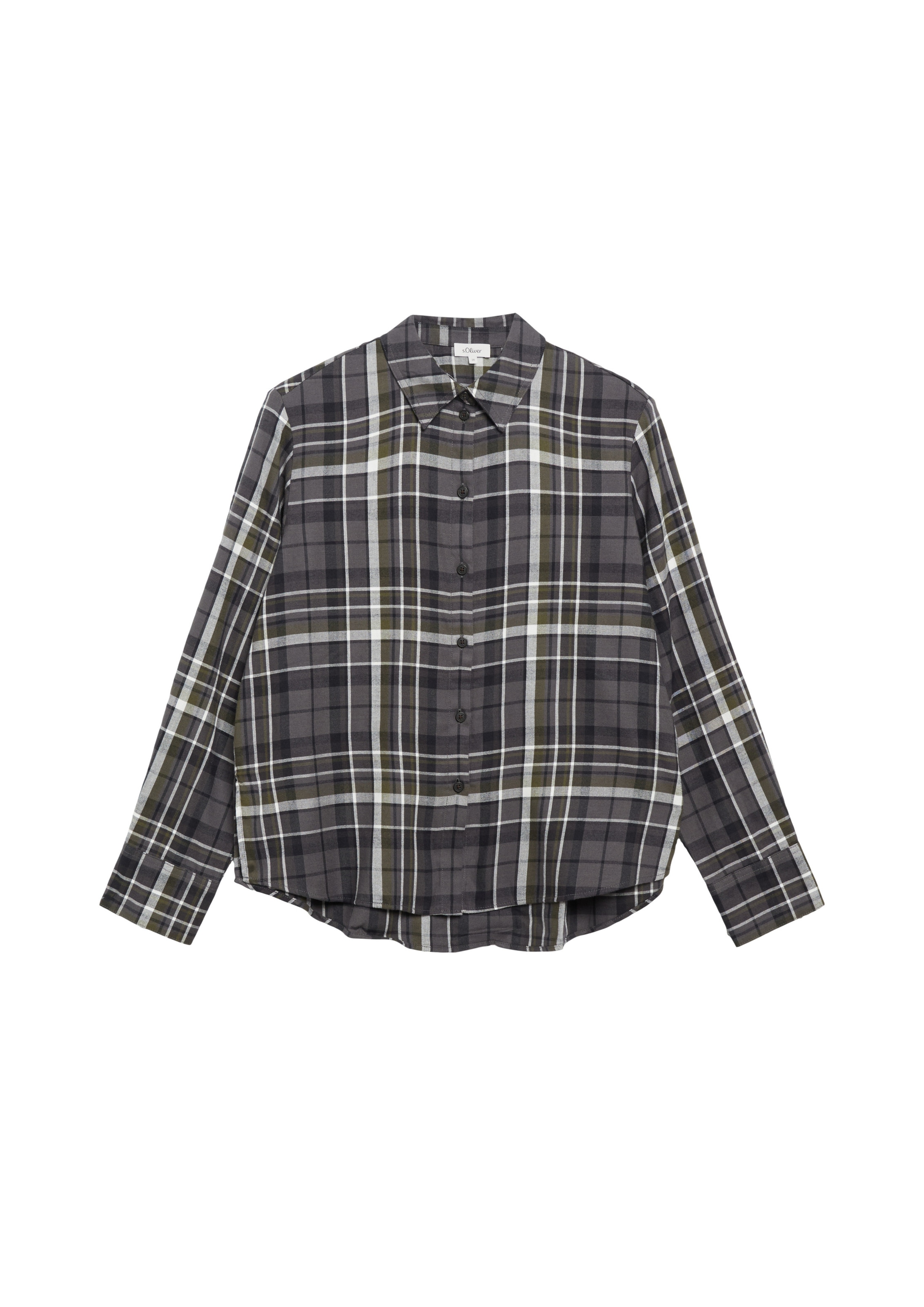 s.Oliver Bluse in Grau: Vorderseite