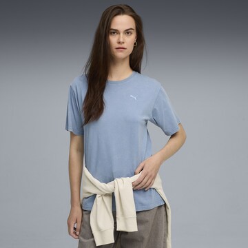 PUMA Shirt 'Essentials Elevated' in Blue: front