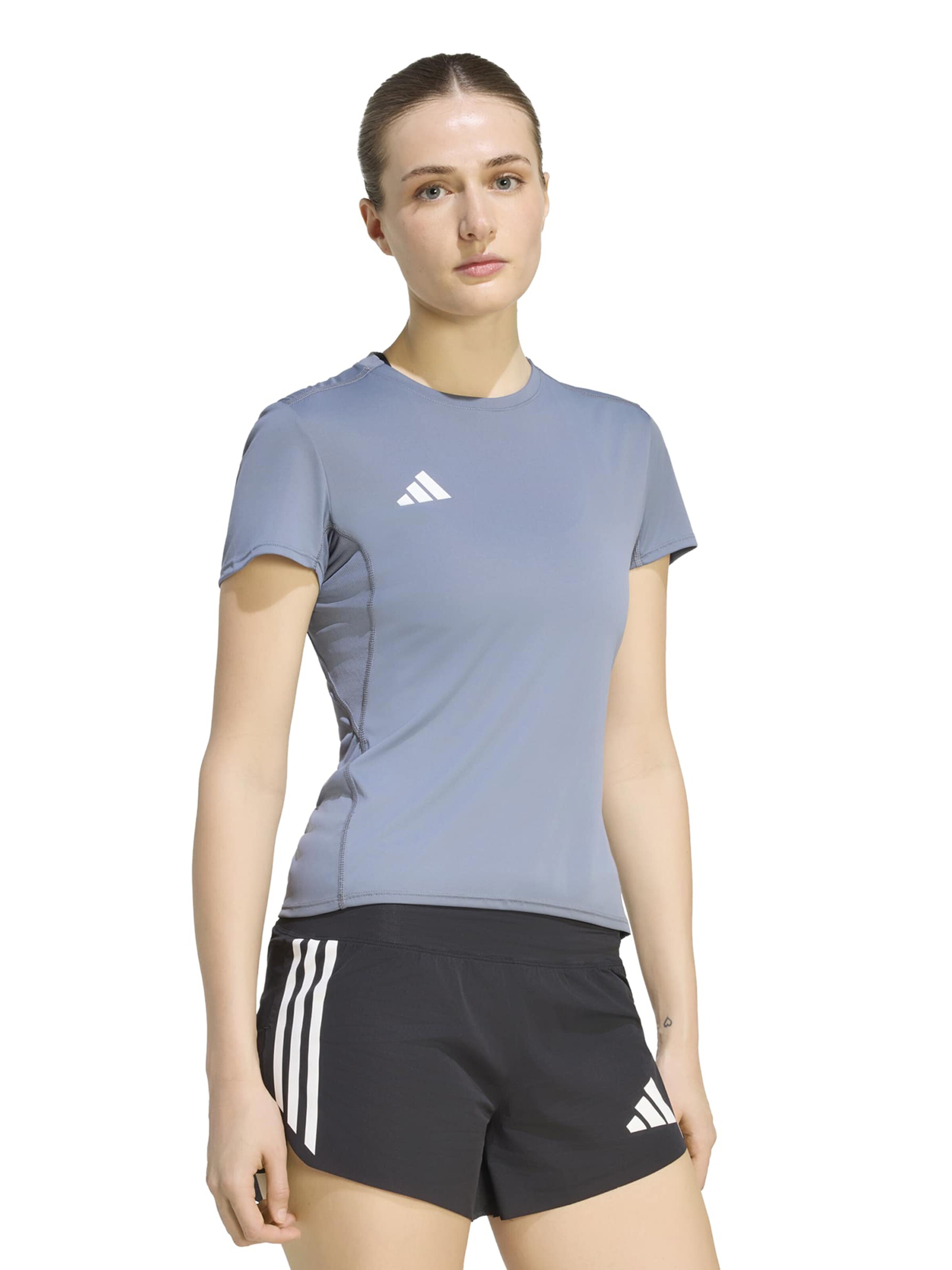 ADIDAS PERFORMANCE Функционална тениска 'ADIZERO' в синьо: отпред