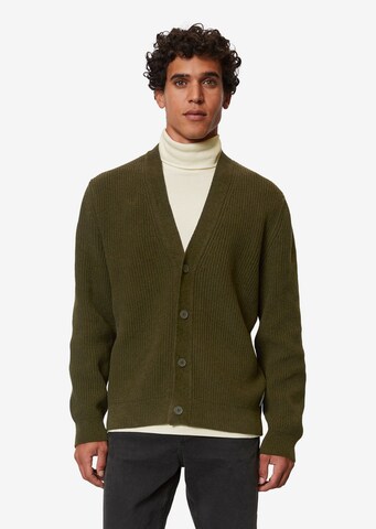 Marc O'Polo DENIM Knit Cardigan in Green: front