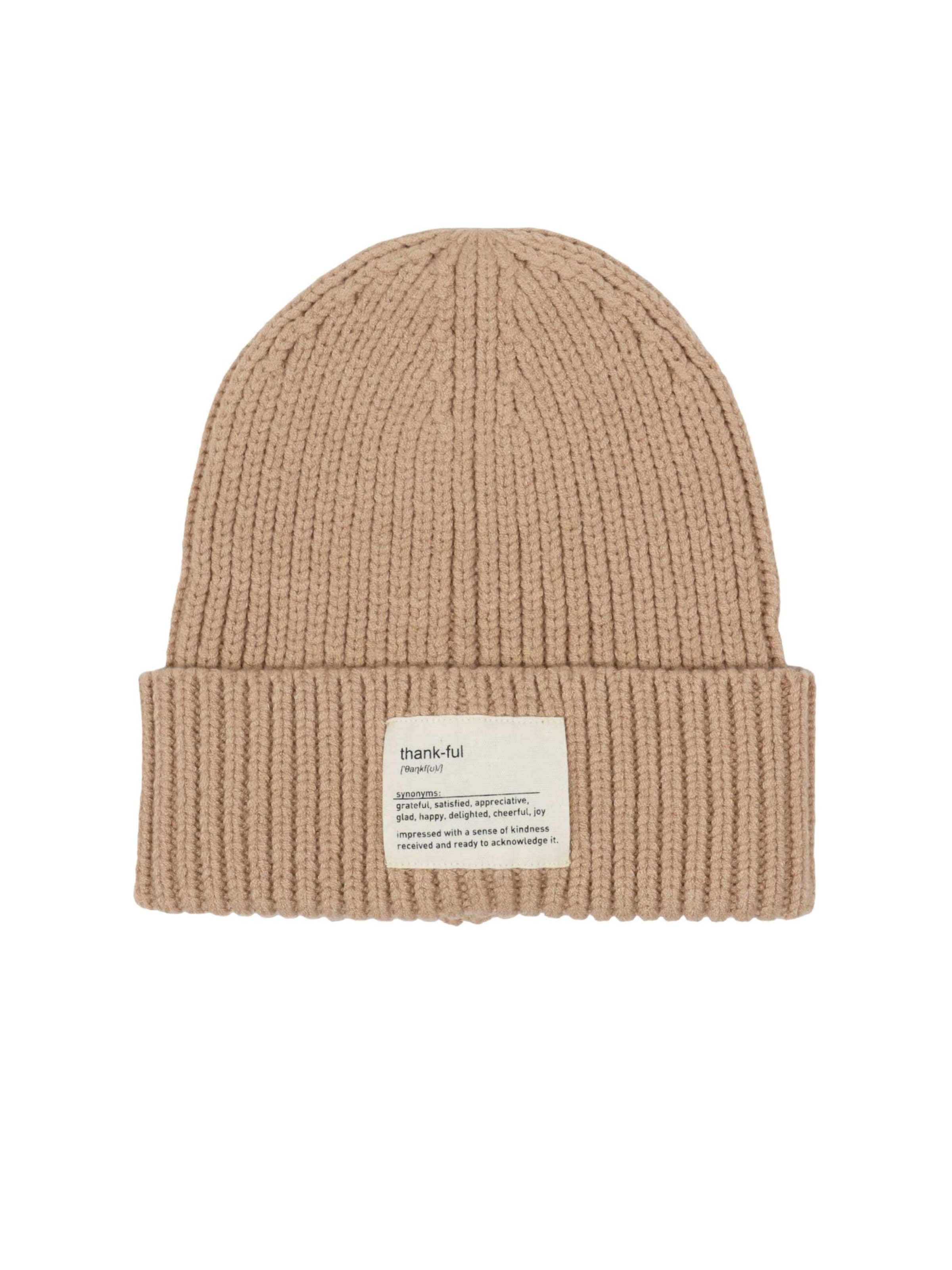 SAMAYA Beanie in Brown: front