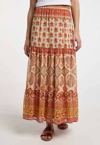 usha FESTIVAL Skirt in Orange: front