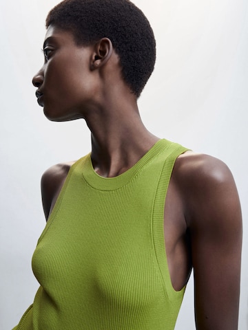 MANGO Knitted Top 'KARL' in Green