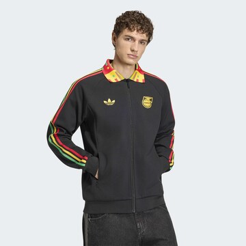 Giacca di felpa sportiva 'Jamaika x Bob Marley Anthem' di ADIDAS PERFORMANCE in nero: frontale