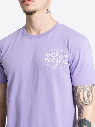Ocean Pacific Shirt 'Santa Teresa' in Lila