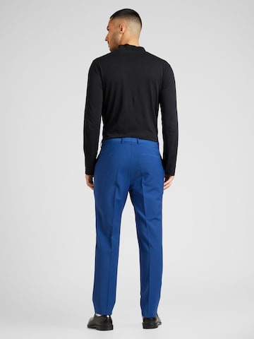 Calvin Klein Slimfit Παντελόνι με τσάκιση σε μπλε