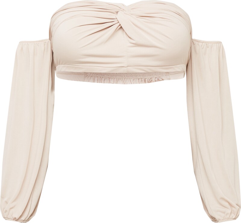 Guido Maria Kretschmer Curvy Collection Top 'KLARA' inspired by Cita in Beige Guido Maria Kretschmer Curvy Collection Top 'KLARA' inspired by Cita in Beige