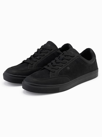 Ombre Platform trainers in Black