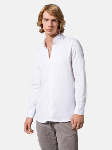 Baldessarini Regular fit Button Up Shirt 'Henry' in White: front