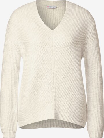 Pull-over STREET ONE en beige : devant