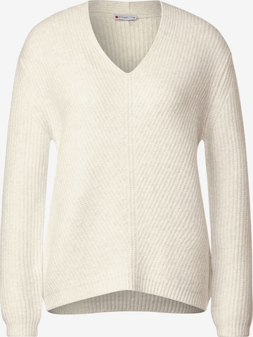 STREET ONE Sweater in Beige: front