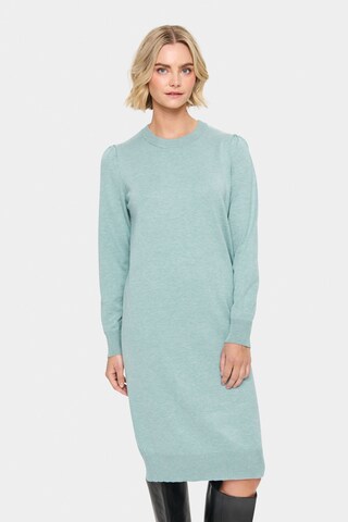 SAINT TROPEZ Jurk 'Mila' in Blauw: voorkant
